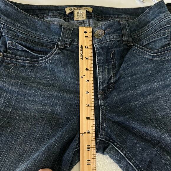 Democracy Justice Jegging Jeans Size 10 Stretch Denim 5 Pocket Medium Wash Blue - Picture 10 of 12